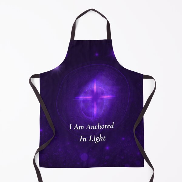 Item preview, I Am Anchored In Light – Mystic Purple Cosmic Alignment Art designed and sold by MysticPurpleHue.