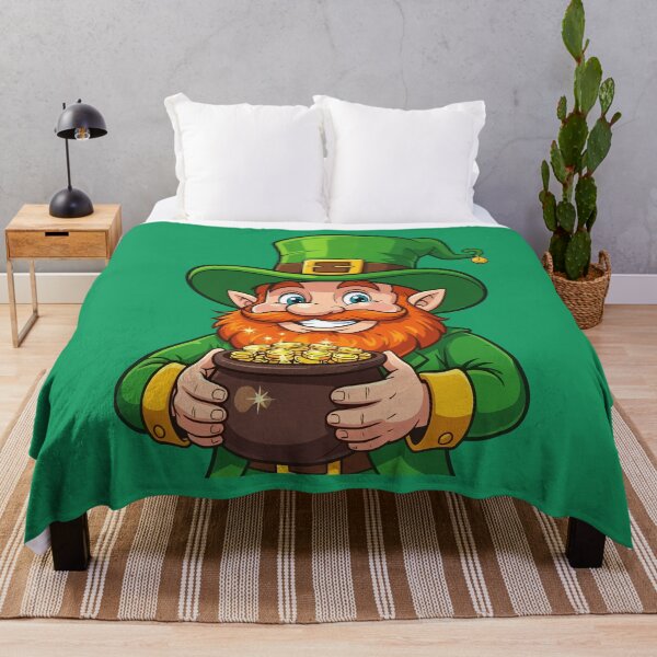 Item preview, A Bright Cheerful Cartoon Leprechaun designed and sold by taiche.