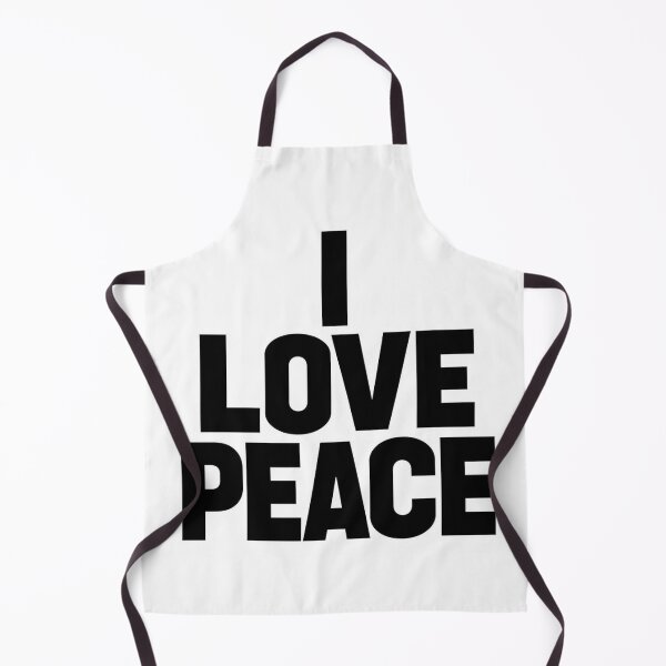 Item preview, I Love Peace Bold Minimalist Typography Design designed and sold by InnerJoySpace.