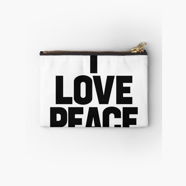 Item preview, I Love Peace Bold Minimalist Typography Design designed and sold by InnerJoySpace.