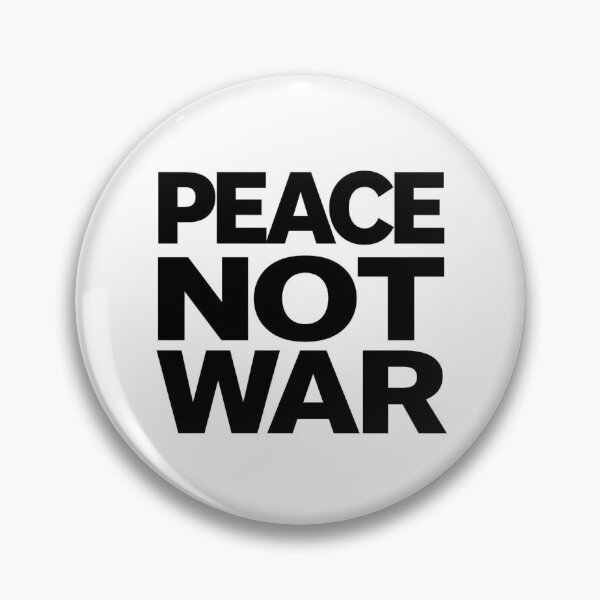 Item preview, Peace Not War Bold Minimalist Typography Design designed and sold by InnerJoySpace.