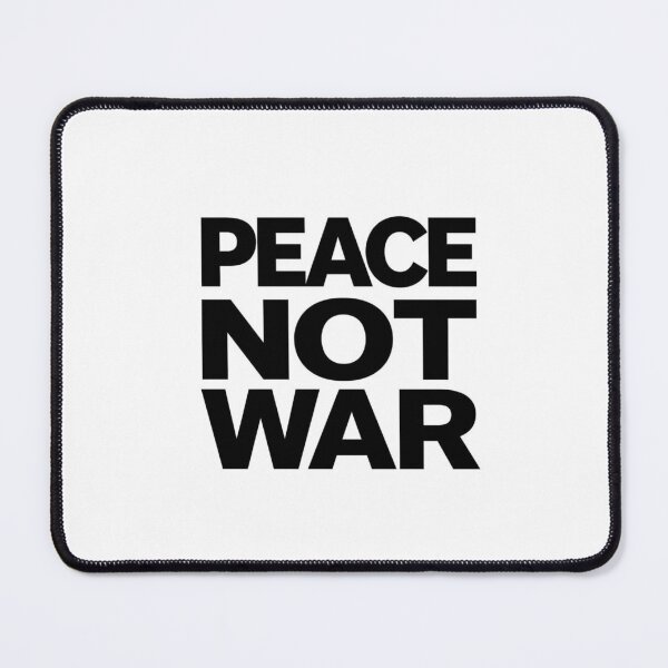 Item preview, Peace Not War Bold Minimalist Typography Design designed and sold by InnerJoySpace.
