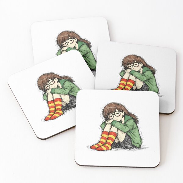 Item preview, DARIA MORGENDORFFER WITH STRIPED SOCKS designed and sold by LIS AND MELIVERSO.