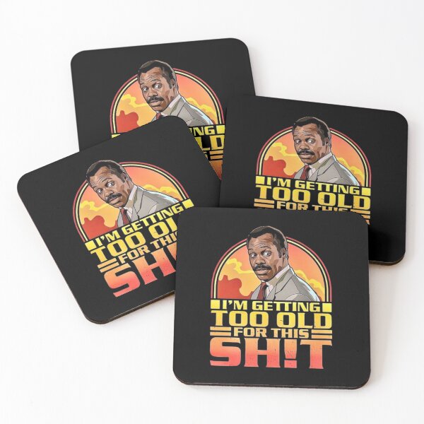 Item preview, Retro portrait “I’m Getting Too Old for This Sh!t” – Stylized vintage sunset illustration designed and sold by Wawan35200.
