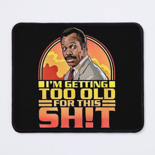 Item preview, Retro portrait “I’m Getting Too Old for This Sh!t” – Stylized vintage sunset illustration designed and sold by Wawan35200.