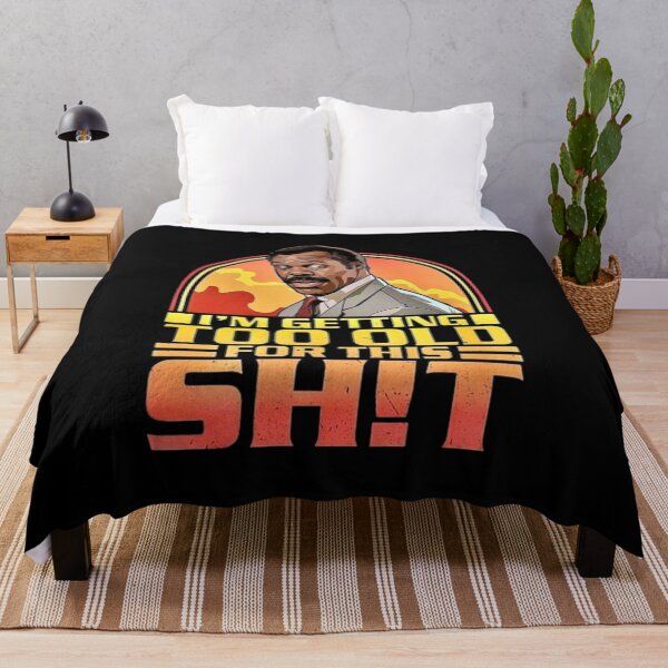 Item preview, Retro portrait “I’m Getting Too Old for This Sh!t” – Stylized vintage sunset illustration designed and sold by Wawan35200.