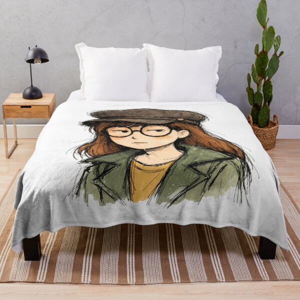 Item preview, DARIA MORGENDORFFER WITH BAKER BOY CAP designed and sold by LIS AND MELIVERSO.