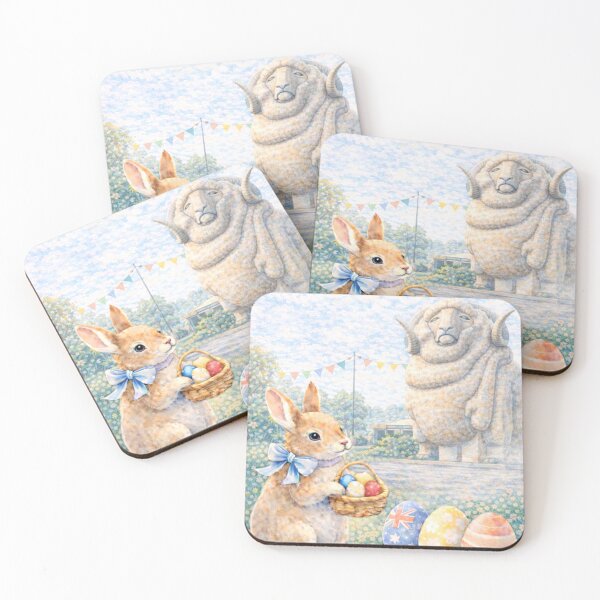 Item preview, Big Merino Easter Bunny | Australian Landmark Easter Art designed and sold by inspired-works.