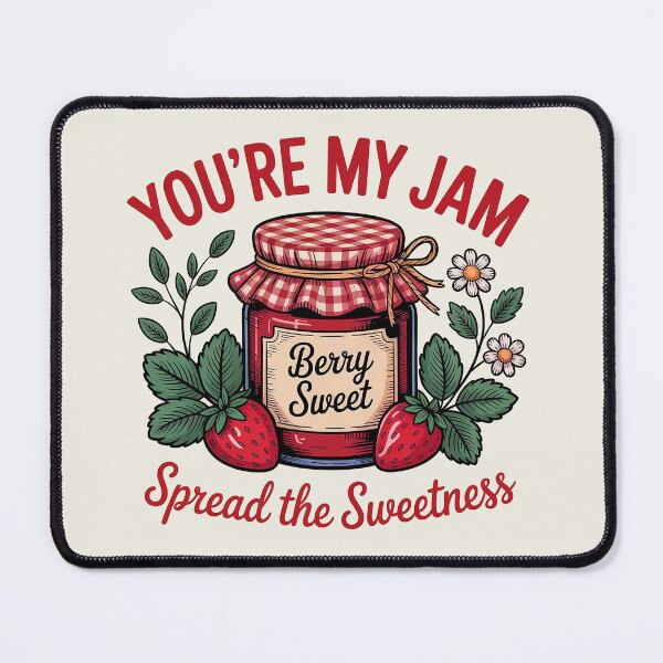 Item preview, You`re My Jam - Spread The Sweetness Vintage Cottagecore Typography Design designed and sold by Verycutethings.
