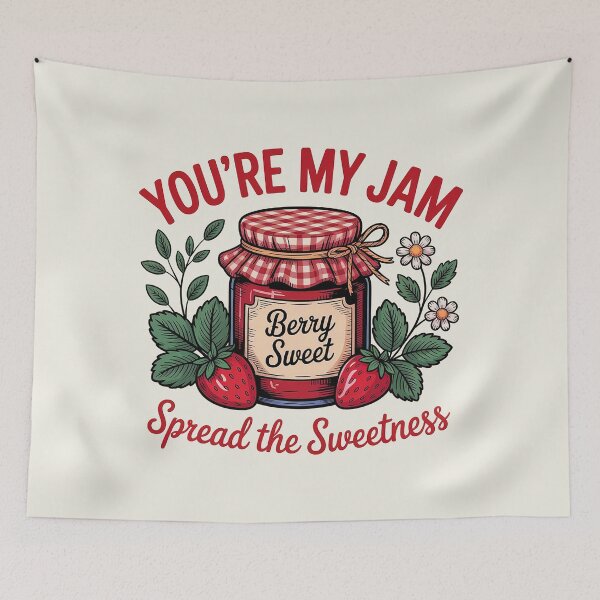 Item preview, You`re My Jam - Spread The Sweetness Vintage Cottagecore Typography Design designed and sold by Verycutethings.