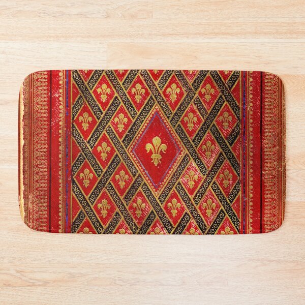 Item preview, 1860 Victorian Red Leather album with fleur de lys designed and sold by Classical Weasel.