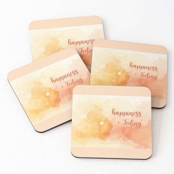 Item preview, Happiness Quote – Minimal Watercolor Typography designed and sold by UnglaublichGut.