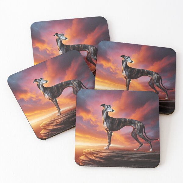 Item preview, Greyhound Sunset – Elegance in Motion designed and sold by Dogandesighn.
