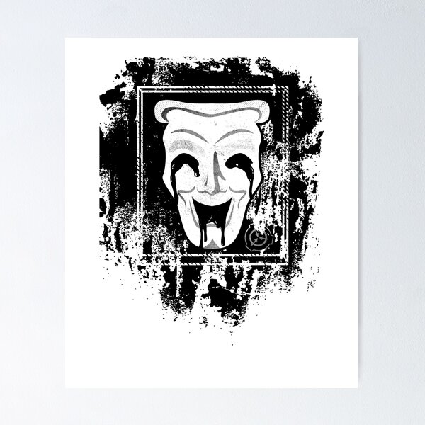 SCP 035 Possessive Mask' Poster, picture, metal print, paint by Lissy2D