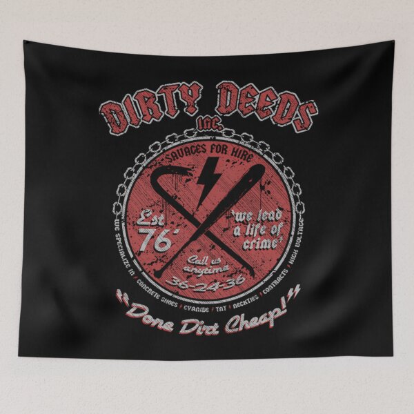 Item preview, Dirty Deeds Done Dirt Cheap  designed and sold by crolodesign.