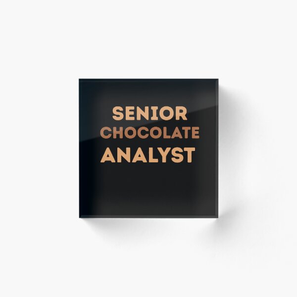 Item preview, Senior Chocolate Analyst Easter Humor designed and sold by GentleStudio.