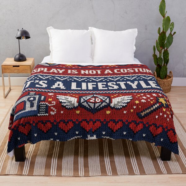 Item preview, Cosplay is a lifestyle. Funny saying. Knitting pattern. designed and sold by Mauswohn.