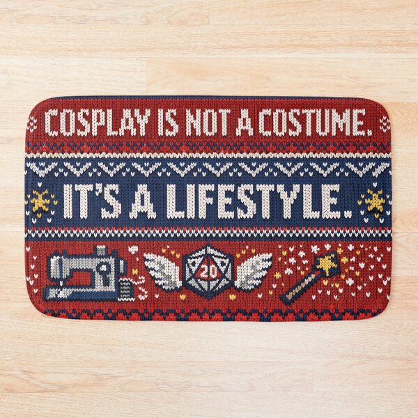 Item preview, Cosplay is a lifestyle. Funny saying. Knitting pattern. designed and sold by Mauswohn.