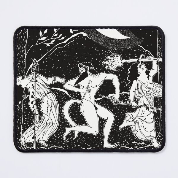 Item preview, Bacchanalia - Ecstatic Ritual/ Ancient Greek Mythology Art Print designed and sold by Ancient-Tales.