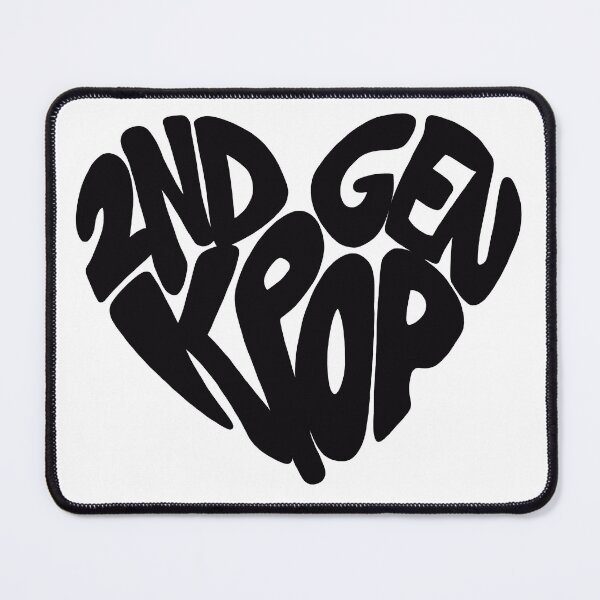 Item preview, 2nd Gen Kpop Heart Black designed and sold by PNWBeePhotos.