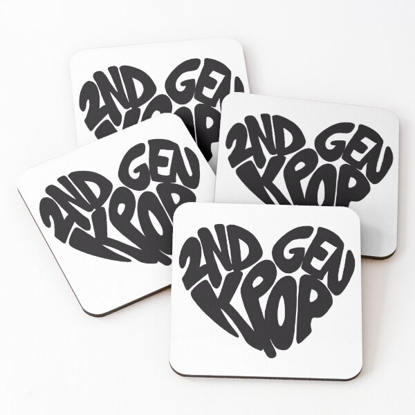 Item preview, 2nd Gen Kpop Heart Black designed and sold by PNWBeePhotos.