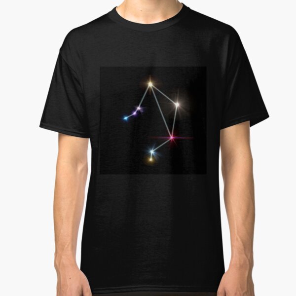 Libra Horoscopes with black background Classic T-Shirt