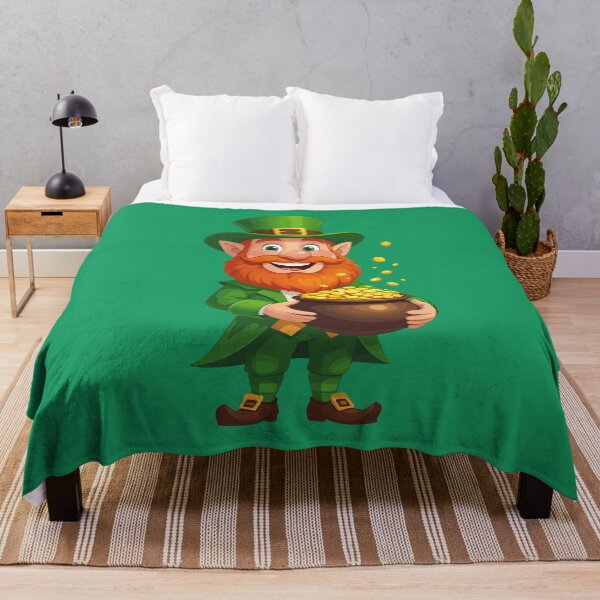 Item preview, Lucky Little Legend Cartoon Leprechaun designed and sold by taiche.