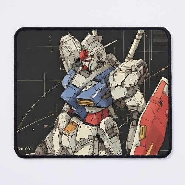 Item preview, Mecha Blueprint – Classic Space Robot Warrior Art designed and sold by Dyan4.