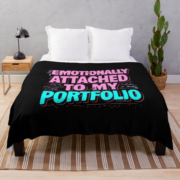 Item preview,  Emotionally Attached To My Portfolio Funny Trading Shirt designed and sold by KapiPrint.