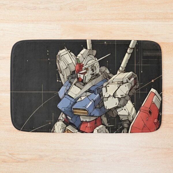 Item preview, Mecha Blueprint – Classic Space Robot Warrior Art designed and sold by Dyan4.