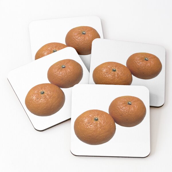 Item preview, isolated two orange fruit, on white background texture, isolation designed and sold by pipikijung.
