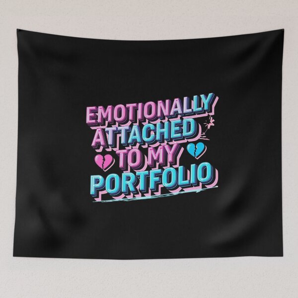 Item preview, Emotionally Attached To My Portfolio Funny Trading Shirt designed and sold by KapiPrint.
