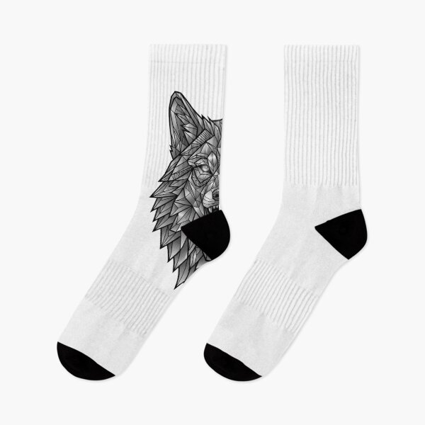 Item preview, Geometric Alpha Wolf - Modern Tribal Line Art designed and sold by Line & Shade.
