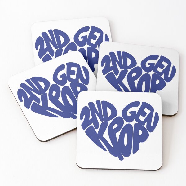 Item preview, 2nd Gen Kpop Heart Blue designed and sold by PNWBeePhotos.