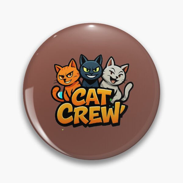 Item preview, Cat Crew Cute Cat Logo designed and sold by OwnYourMood.