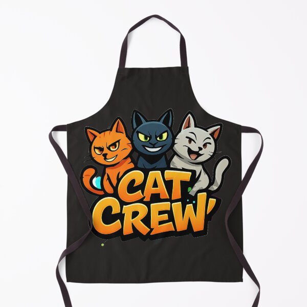 Item preview, Cat Crew Cute Cat Logo designed and sold by OwnYourMood.