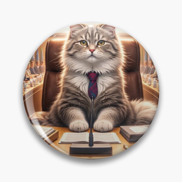 Item preview, Boardroom Boss Cat – Corporate Leadership Humor Art designed and sold by LovelyCatGalaxy.