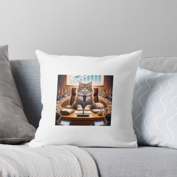 Item preview, Boardroom Boss Cat – Corporate Leadership Humor Art designed and sold by LovelyCatGalaxy.