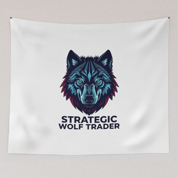 Item preview, Strategic Wolf Trader Crypto Shirt designed and sold by KapiPrint.