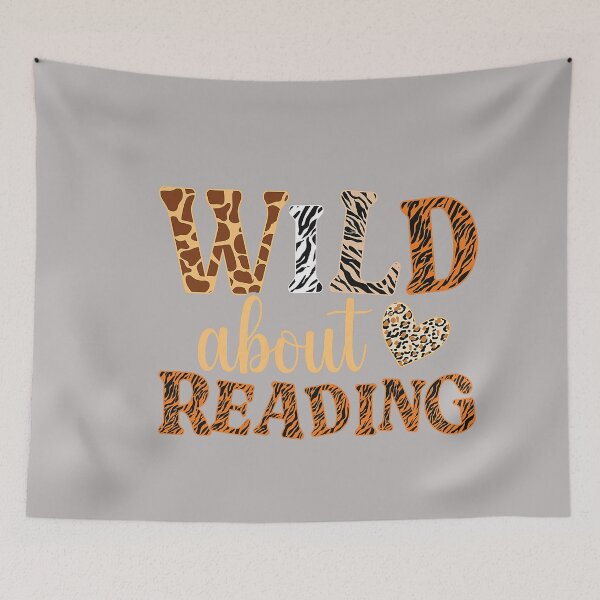 Item preview, Reading Lover Wild About Reading Reading Books and Bookworm designed and sold by GreggRoss.