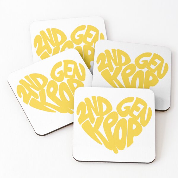 Item preview, 2nd Gen Kpop Heart Yellow designed and sold by PNWBeePhotos.