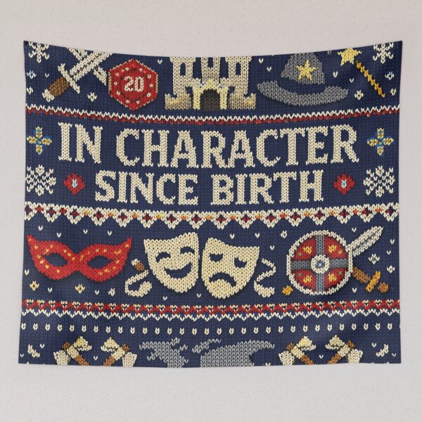 Item preview, In Character Since Birth Funny Role-Playing Saying designed and sold by Mauswohn.