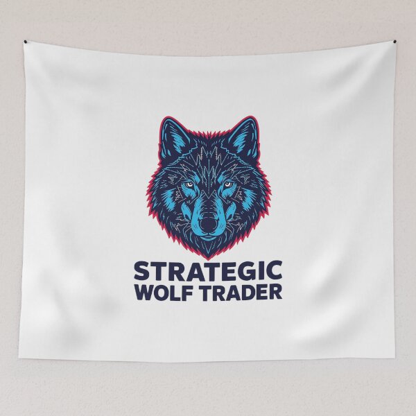 Item preview, Strategic Wolf Trader Crypto Shirt designed and sold by KapiPrint.