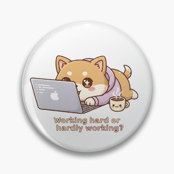 Item preview, Shiba Worker designed and sold by The sticker haven.