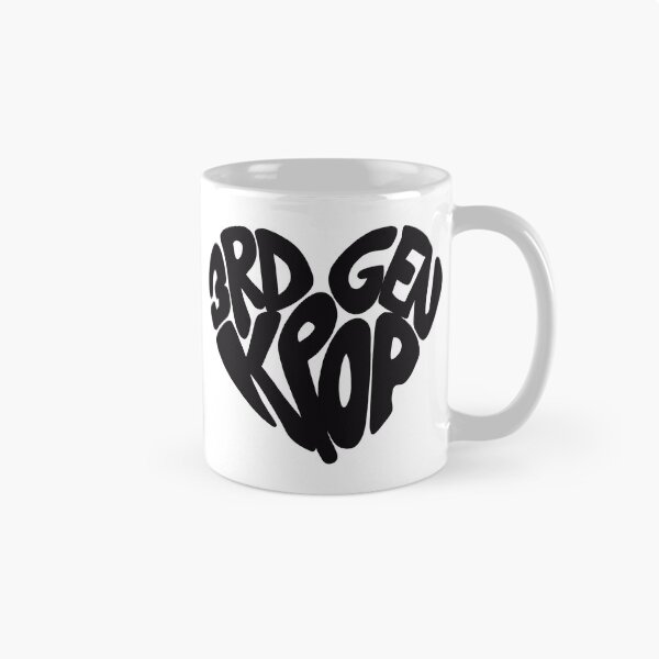 Item preview, 3rd Gen Kpop Heart Black designed and sold by PNWBeePhotos.