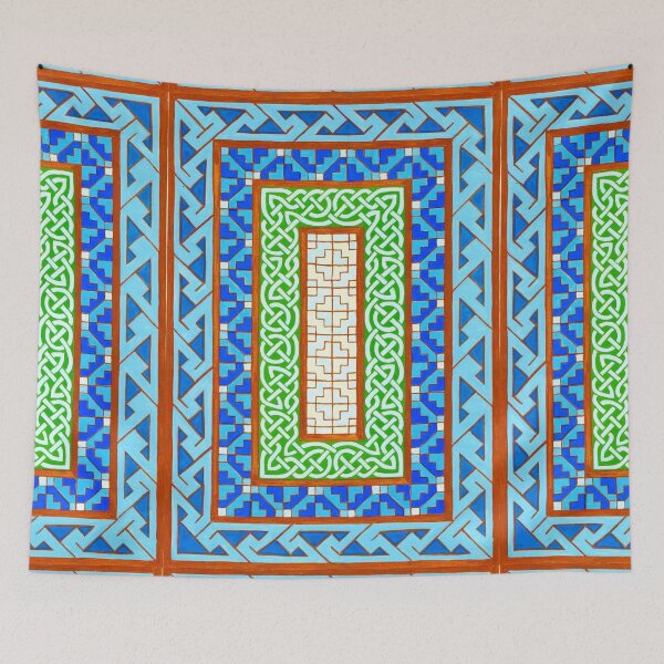 Item preview, Blue Celtic Carpet Page designed and sold by Marta Lett.