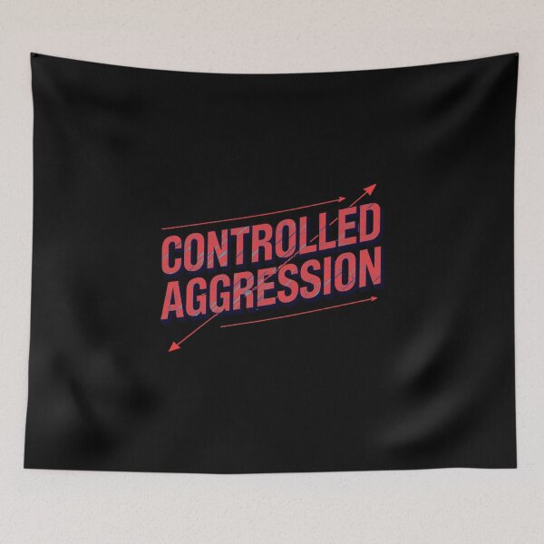 Item preview, Controlled Aggression Trading Shirt designed and sold by KapiPrint.