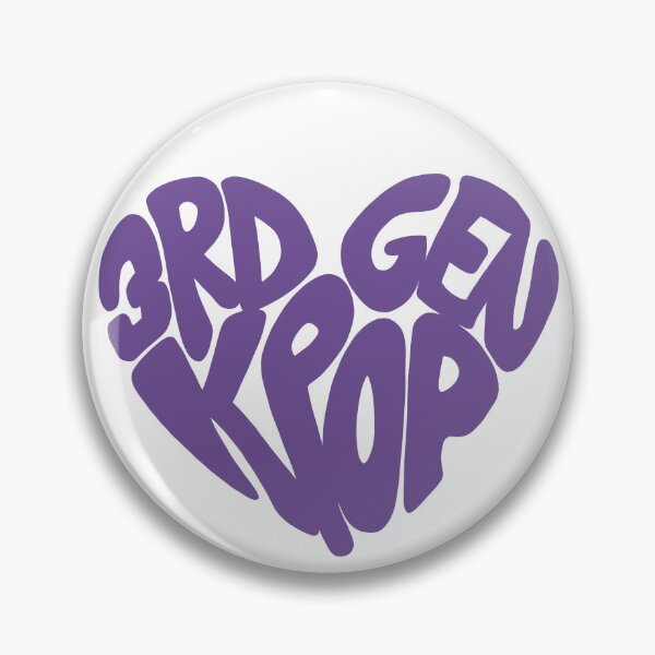 Item preview, 3rd Gen Kpop Heart Purple designed and sold by PNWBeePhotos.