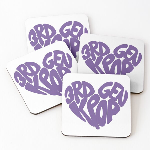 Item preview, 3rd Gen Kpop Heart Purple designed and sold by PNWBeePhotos.