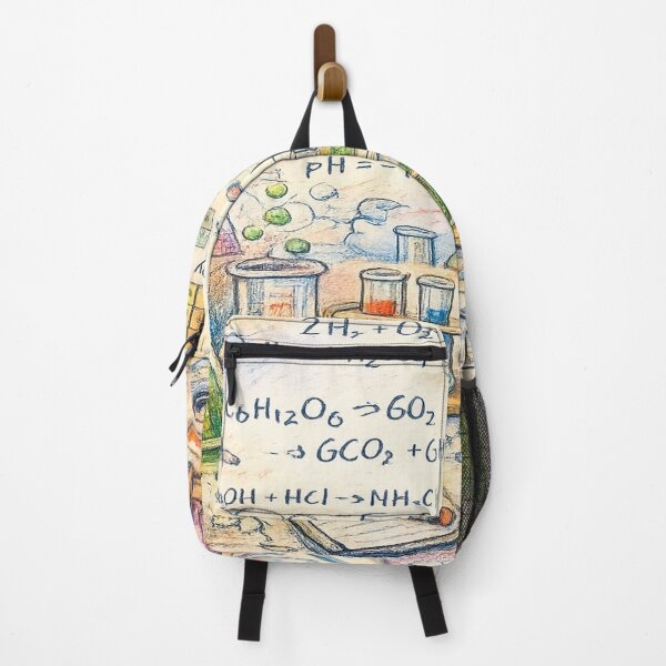 Item preview, Chemistry Lab Sketch in Colored Pencils designed and sold by SpicyWind.